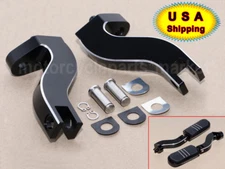 Rear Passenger Foot Peg Mounts Bracket Fit For Harley Electra Glide Road King