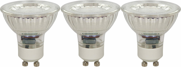 3Er Set Led-Strahler Mcshine Mcob GU10, 5W, 350 Lm, Warmweiß, Dimmbar-image