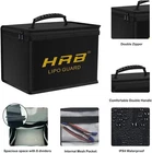 HRB Fireproof Explosionproof LiPo Battery Safe Bag for Charging Storage US Stock
