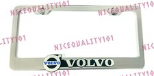3d Volvo Stainless Steel Chrome Mirror Finished License Plate Frame 3d Volvo Stainless Steel Chrome Mirror Finished License Plate Frame