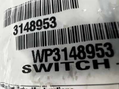 Genuine OEM Whirlpool/Maytag/KitchenAid/Amana Switch-Inf 3148953 