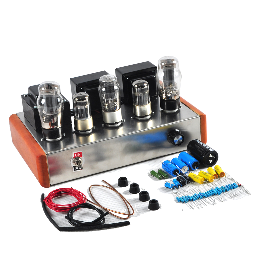 1Set Vacuum Tube Amplifier Class A Single Ended 6N8P+6P3P DIY Kit