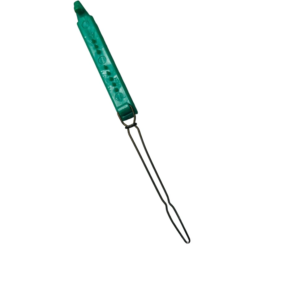 Vintage Goody Crayon Barrette Green Crayon 70s Little Girl - Image 4 of 4