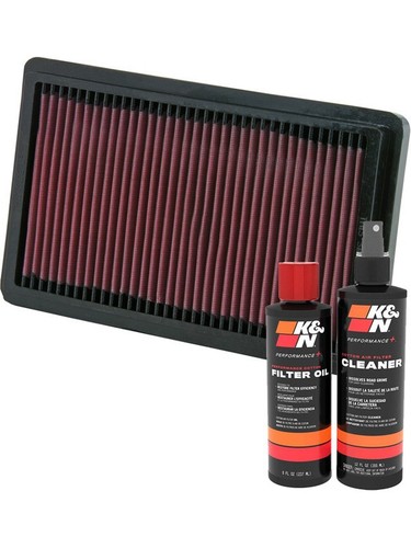 K&N Air Filter 33-2005 + Recharge Kit fits BMW 5 Series 2.8 E28 528 i - Picture 1 of 12