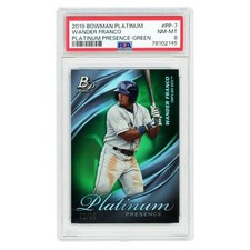 Wander Franco (GREEN #52/99) - 2019 Bowman Platinum Presence #PP7 - NM-MT PSA 8