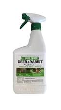Liquid Fence Deer & Rabbit Repellent Ready-to-Use, 32-Ounce, White