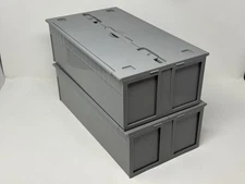 BCW 1600 Count Card Bin Lot Of 2– Secure Storage for Trading Cards, Sports & TCG