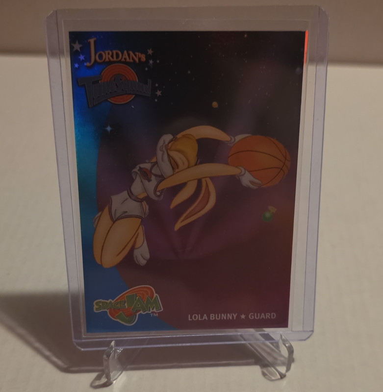 Upper Deck 1996 Jordan's Space Jam T2 Lola Bunny Guard Hologram Card