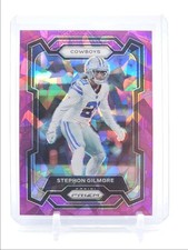 STEPHON GILMORE 2023 PANINI PRIZM FOOTBALL PURPLE ICE COWBOYS /225 Q5454