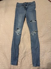 Hollister Women's High Rise Jean Legging Advanced Stretch Size 1R W25 L28