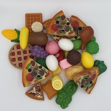 Play Food Lot Pretend Play Kitchen Fruits Vegetables Hotdog Hamburger Cookies