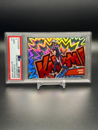 Drake Maye #8 2024 Panini Absolute Kaboom Horizontal card