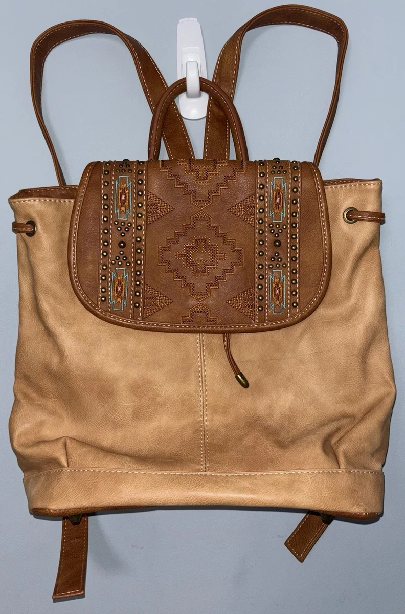 Montana West Womens Washed PU Backpack School Office Weekender Brown Distressed Amazon.com | Montana West Backpack Purse for Women Soft  main image 4