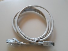 Cavo di rete lan  1,5 metri 1.5m cat 5e utp eta/tia 568 7 up5004 6 5 8 bianco