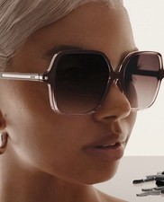 QUAY Australia Sunglasses Ginger Frame Dark Brown Honey Lens Oversized Glam New