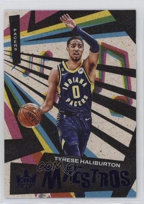 2022-23 Panini Court Kings Maestros Violet 49/49 Tyrese Haliburton #23 13rw