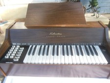 Vintage Sears Silvertone Chord Organ Model 4700 Electric Tabletop Keyboard 37 Ke