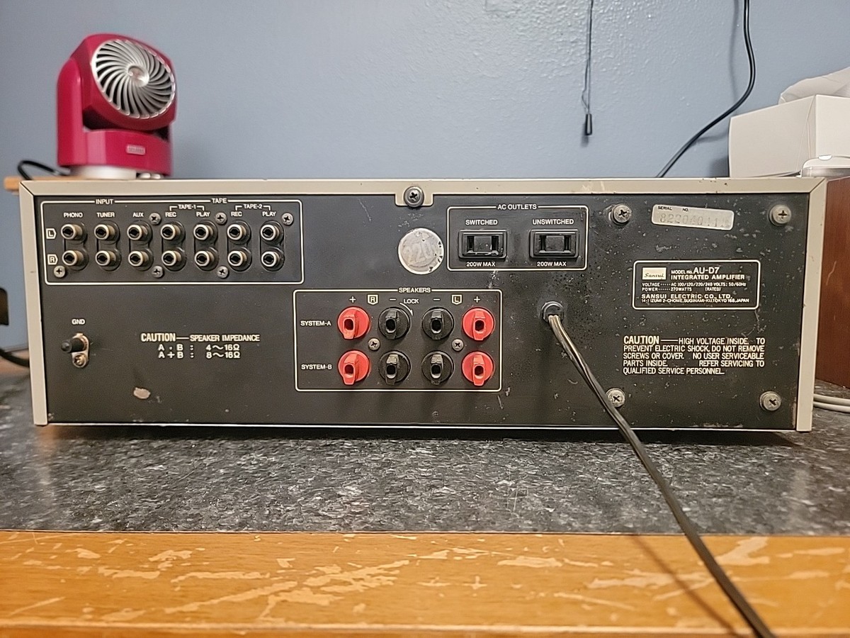 Sansui（サンスイ） AU-D7 SANSUI AU-D7の仕様 サンスイ/山水