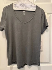 RBX Sport Top Gray Large New with Tags Short Sleeves