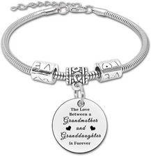Granddaughter Gifts from Grandma Bracelet for Grandma Granddaughter Gift the Lov