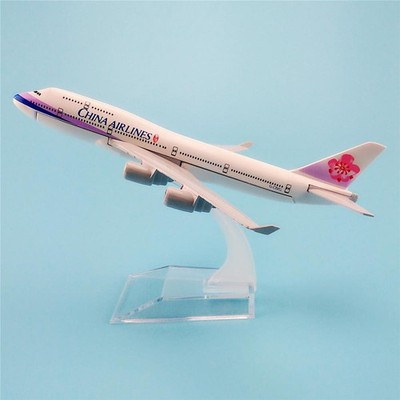 1:400 Alloy Diecast Flugzeug Modell 16cm China Airlines Boeing 747-400 Sammlung
