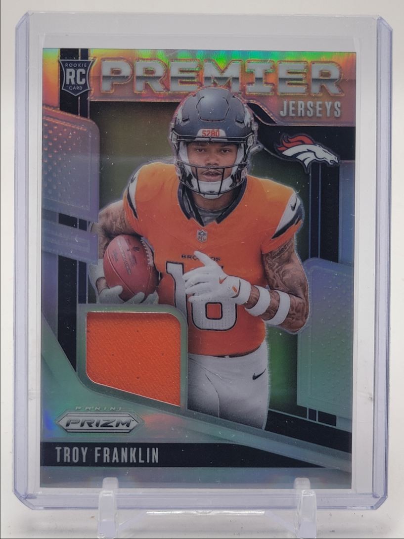 Troy Franklin Panini Prizm Premier Jerseys #PJTFN Base