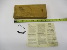 TESA Swiss Made OEM Wood Box (only) for 2" - 3" Micrometer w/ Wrenches, Manual