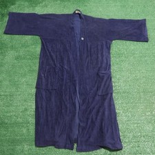 Christian Dior Monsieur Robe One Size Cotton Blue Vintage 80s Soft No Belt