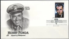 US Scott #3911 "Henry Fonda", ArtCraft FDC, Unaddressed