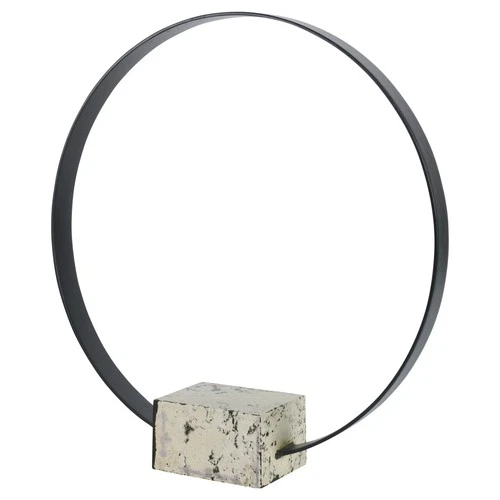 Uttermost 17112 18"W Stone and Metal Sculpture - Black - Picture 1 of 4