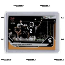 2025 Bowman U Now - Orange #8 Aidan Chiles Rookie /25 Career High 4 Passing TDs