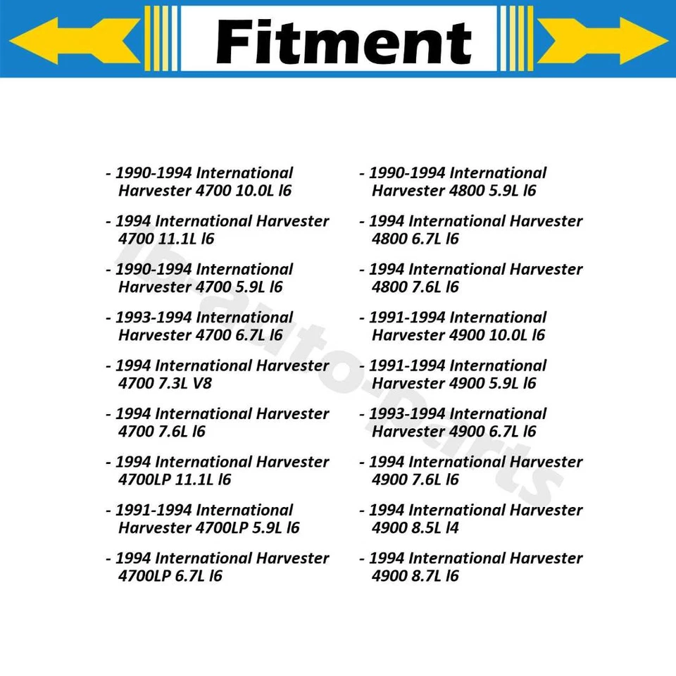 Front Rear Drum Brake Wheel Cylinder 4x Fits International Harvester 4700 1990 - Image 2 of 4