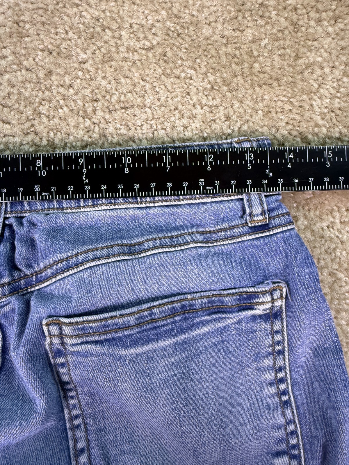 Rewash Pull On Drawstring Waist Jogger Women's Size 3 26 Blue Denim Jeans C275