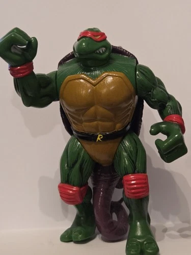 Vintage Teenage Mutant Ninja Turtle Raphael Stego 1997 EUC