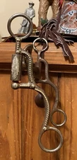 RANDY PAUL Silver Mounted # Bit on Silver Bridle Split Reins NRCHA Bob Avila