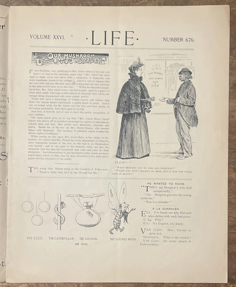 Life Magazine - December 12 ,1895 - Complete - Image 2 of 4