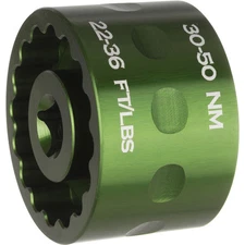 Abbey Bike Tools Bottom Bracket Socket - Dual Sided Dura Ace & Ultegra Green, Du
