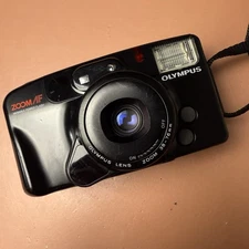 Olympus Infinity Zoom 210 Point & Shoot Film 35mm Film Camera WORKS