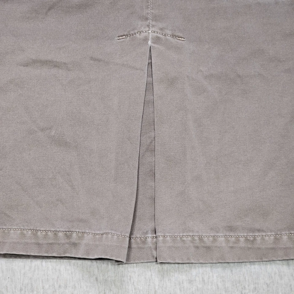 7 for All Mankind 裙子女式 29 棕色牛仔 A 字美国制造复古 Y2K — 第 4/4 张图片