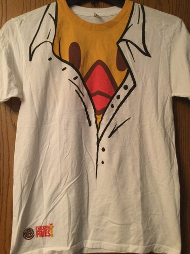 Burger King - Chicken Fries - “Unleash The Chicken” - White Shirt - M - AAA