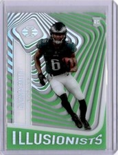 2021 Panini Illusions Football DeVonta Smith Illusionists Green Eagles #ILL-15