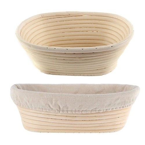Bread Proofing Basket Banneton Brotform Dough rattan bread basket round oval set - Picture 12 of 18