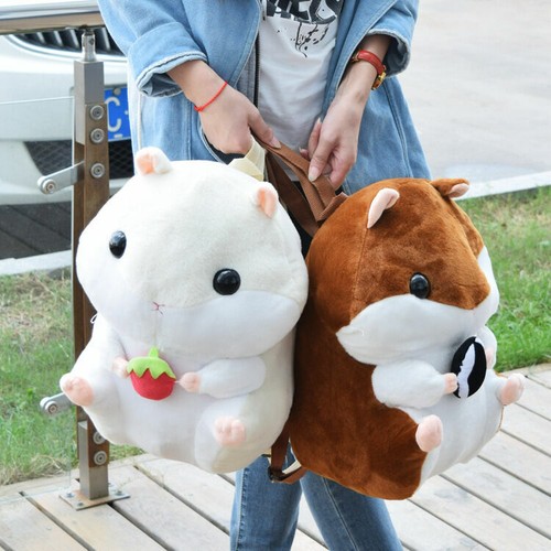 Lolita Round Fat Plush Toy Rabbit Doll Hamster Backpack Shoulder Bag Party Gifts - Picture 1 of 22