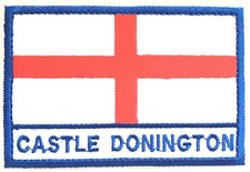 Castle Donington England Town & City Embroidered Sew on Patch Badge