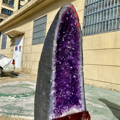 37.65LB Natural Amethyst Crystal Cluster Flower Cave - Soul Healing Crystal - 第 16/20 張圖片
