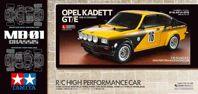 TAMIYA 58729 MB-01 Opel Kadett GT/E with painted body (unassembled