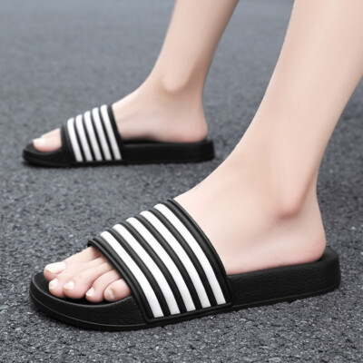 Herren Badeschuhe Rutschfest   Badelatschen Sauna Pool Sandalen 40 47