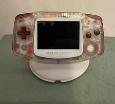 Gameboy Advance IPS V2 Clear With Red