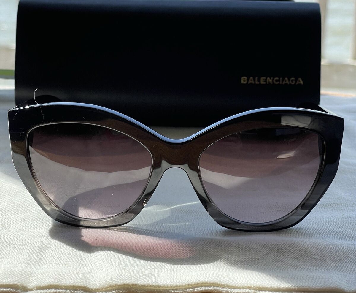 Balenciaga Cat Eye Sunglasses 55MM BA103 O5T 56-19 140-3 Balenciaga Cat Eye Sunglasses 55MM BA103 O5T 56-19 140-3