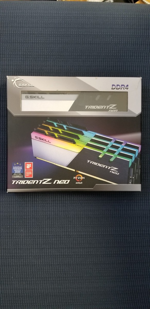 G.SKILL Trident Z Neo RGB 64GB (4x16GB) DDR4 3600 C16 RAM G.SKILL Trident Z Neo RGB 64GB (4x16GB) DDR4 3600 C16 RAM